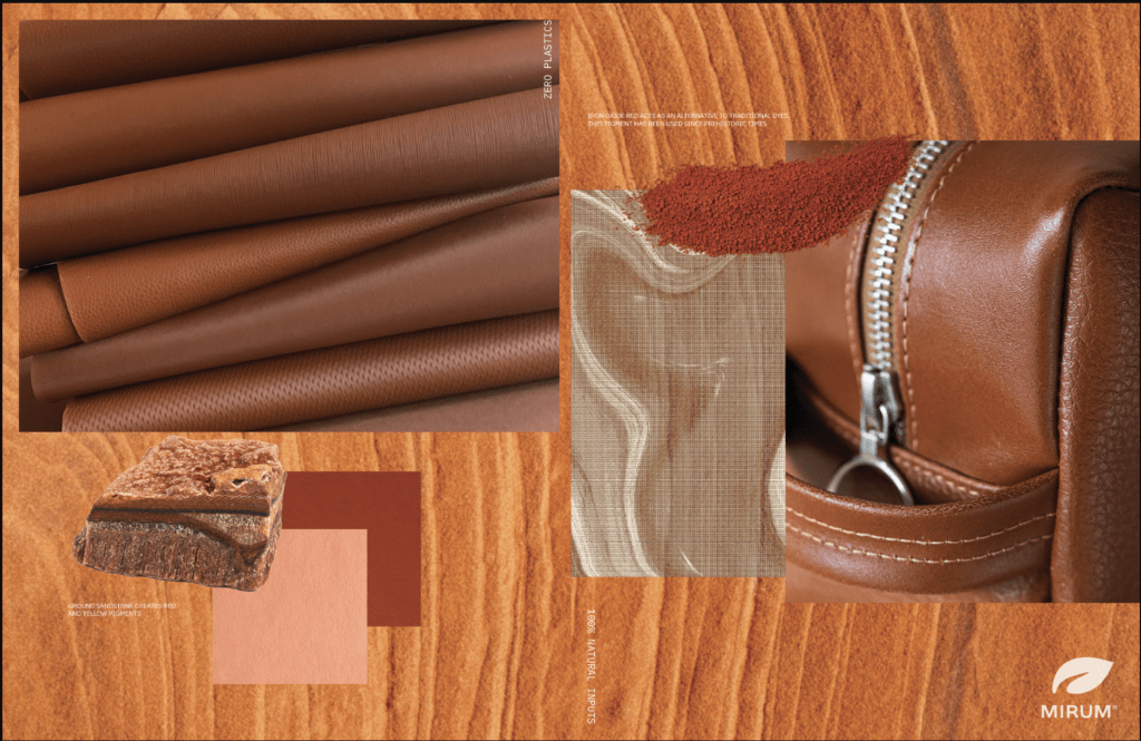 Mirum plant 'leather' by Natural Fiber Welding - Techstyler